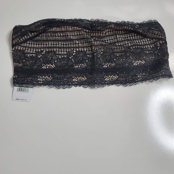 Free People Camila Lace Bandeau in Black - Picture 9 of 9